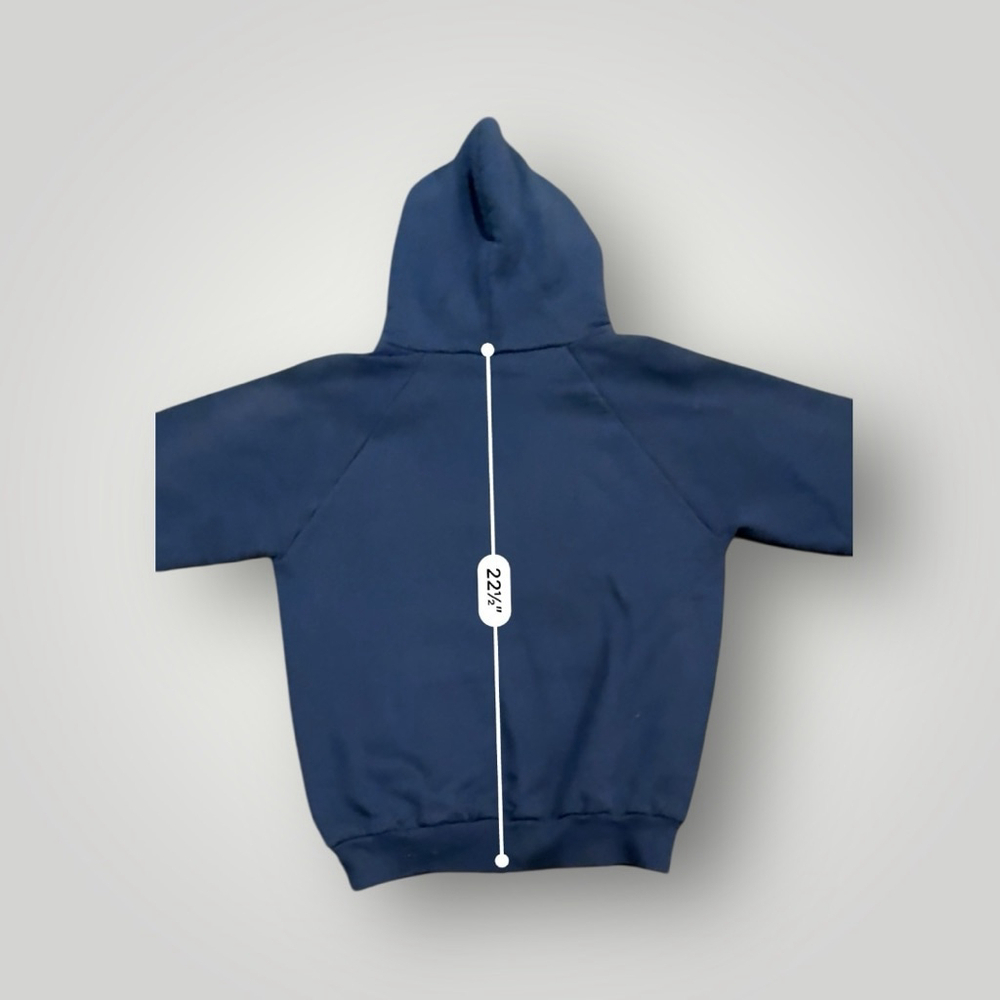 Vintage 95’ Betty Boop USA Fruit of the Loom Navy Hoodie Sz M​​ - Picture 5 of 10